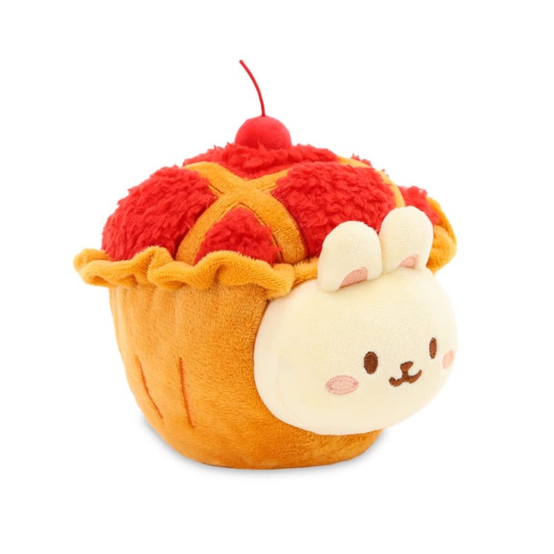 Anirollz Stuffed Animal Plush Toy - 6"" Small Bakery Theme Outfitz Plush Doll | Soft  Squishy  Warm  Cute  Comfort  Safe | Birthday Gift Pillow with Bunny Rabbit in Cherry Pie Bunniroll - Image 1